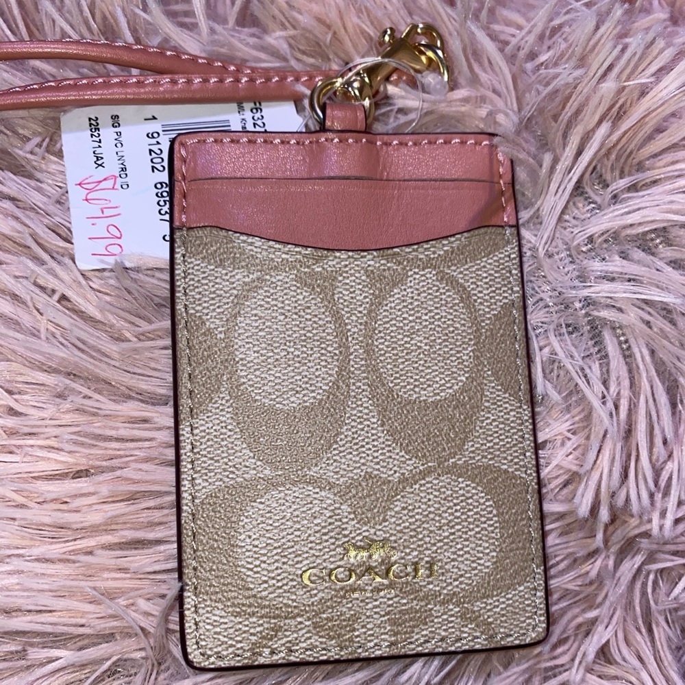 authentic coach ID/ cardholder